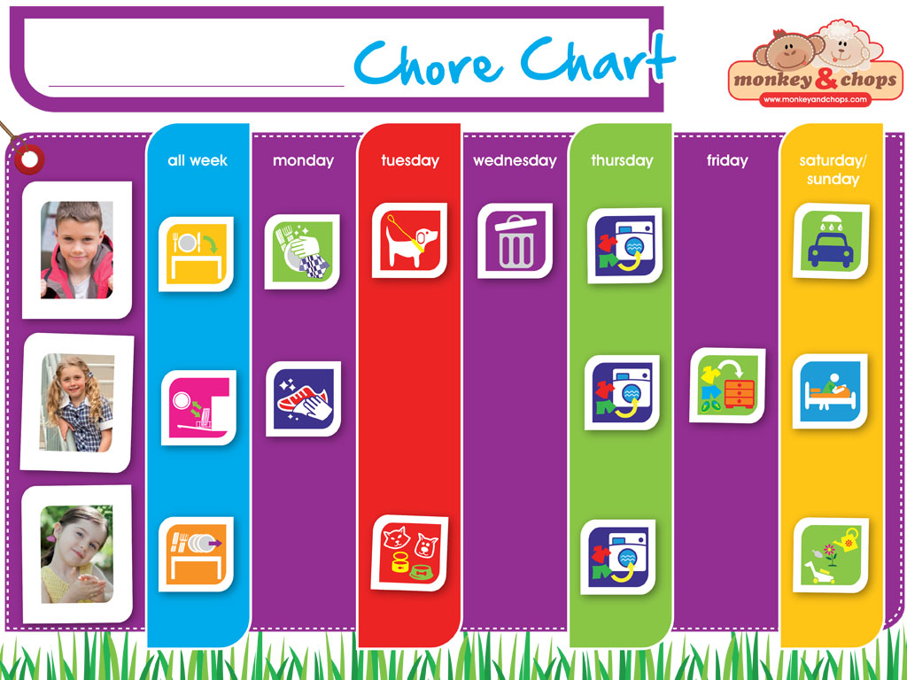 Magnetic Family Chore Chart
